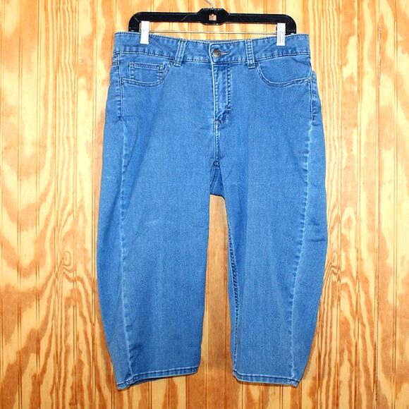 Riders by Lee Denim Capri Pants - Size 12 Medium - Picture 1 of 9
